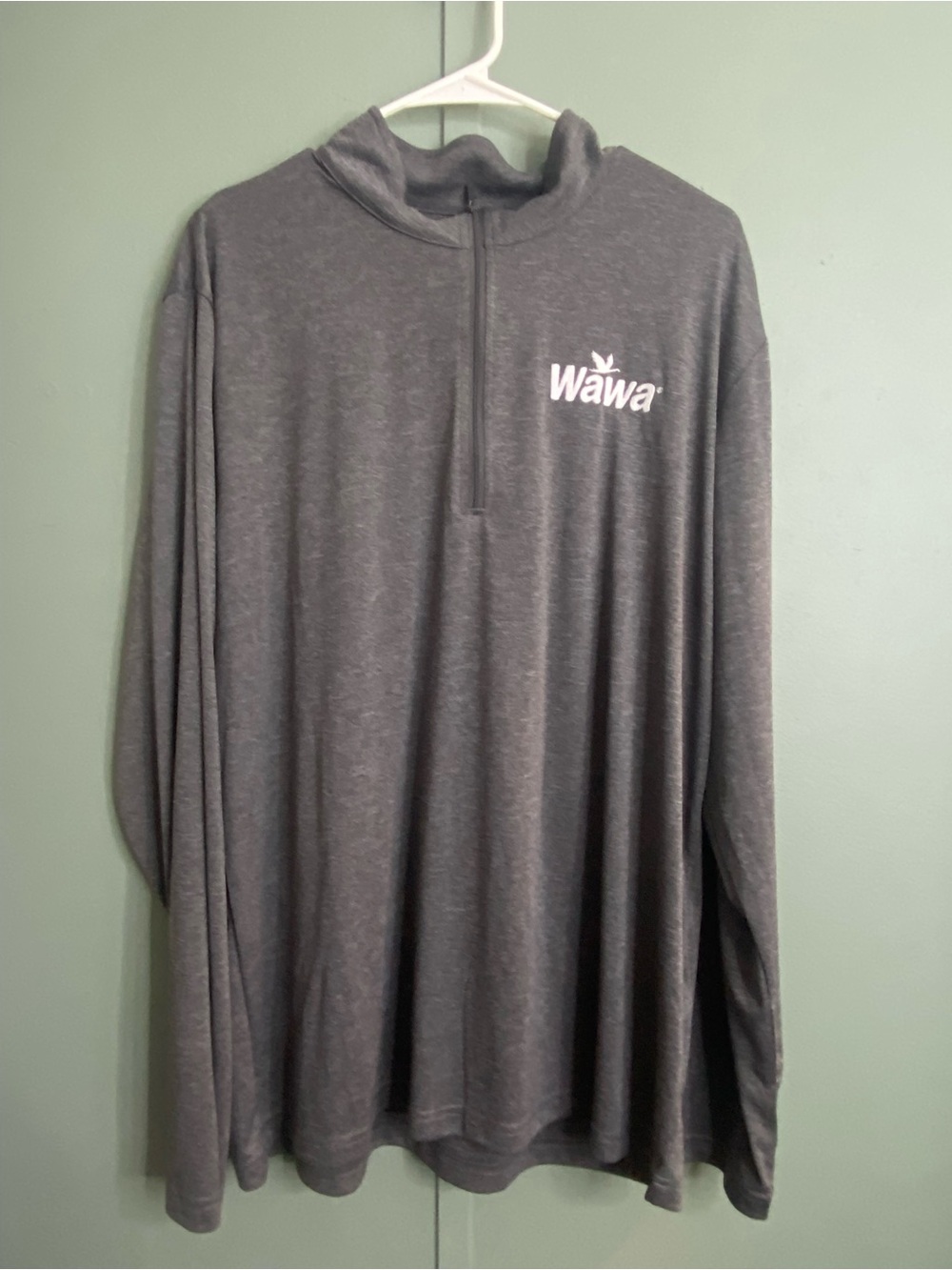 Wawa Charcoal Gray Quarter-Zip Pullover *NEW*